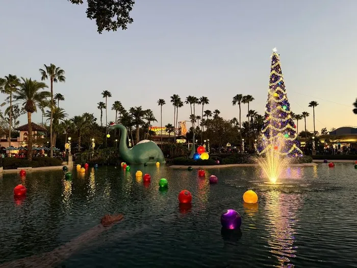 Echo Lake dressed up for Christmas